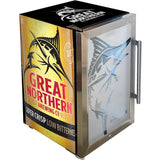 Great Northern Super Crisp 70L Glass Door Bar Fridge Stainless Steel Finish