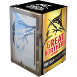 Great Northern Super Crisp 70L Glass Door Bar Fridge Stainless Steel Finish