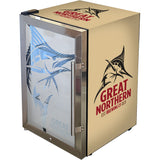 Great Northern Brewing Co. 70L Glass Door Bar Fridge Stainless Steel Finish