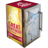 Great Northern Original 70L Glass Door Bar Fridge Stainless Steel Finish
