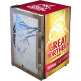 Great Northern Original 70L Glass Door Bar Fridge Stainless Steel Finish